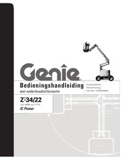 Genie Z-34/22 Bedieningshandleiding