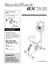 NordicTrack EX 3.2 Gebruikershandleiding