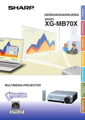 Sharp XG-MB70X Gebruiksaanwijzing