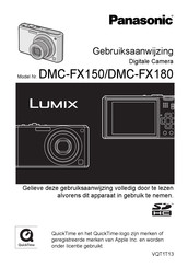 Panasonic LUMIX DMC-FX180 Gebruiksaanwijzing