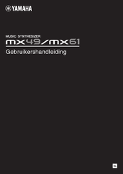 Yamaha MX49 Gebruikershandleiding