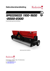 Redexim SPEEDSEED 1100 Gebruikershandleiding