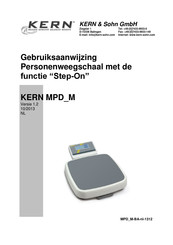 KERN MPD 250K100M Gebruiksaanwijzing