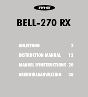 M-E BELL-270 RX Gebruiksaanwijzing