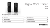 Philips Digital Voice Tracer LFH 620 Gebruikershandleiding