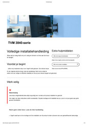 VOGELS TVM 3840 Series Volledige Installatiehandleiding