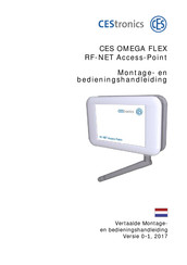 CEStronics CES OMEGA FLEX RF-NET Montage- En Bedieningshandleiding