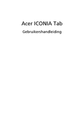 Acer ICONIA TAB Gebruikershandleiding