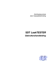 SDT LeakTESTER Gebruikershandleiding