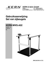 KERN and SOHN MWS-A02 Gebruiksaanwijzing