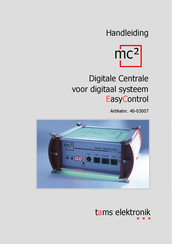 tams elektronik mc2 EasyControl 40-03007 Handleiding