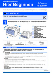 Brother HL-5380DN Installatiehandleiding