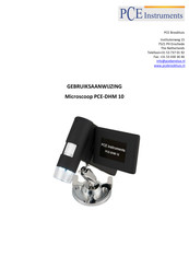 PCE Instruments DHM 10 Gebruiksaanwijzing