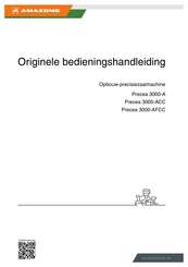 Amazone Precea 3000-AFCC Bedieningshandleiding