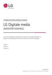 LG 55EF5G Gebruikershandleiding