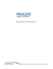 Plantronics MDA200 Gebruikershandleiding