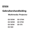 Epson EB-575Wi Gebruikershandleiding