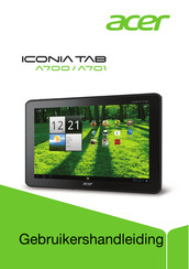 Acer ICONIA TAB A701 Gebruikershandleiding