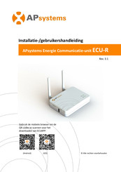 APsystems ECU-R Gebruikershandleiding En Installatie-Instructies