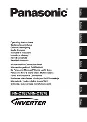 Panasonic Inverter NN-CT857 Gebruiksaanwijzing