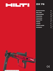 Hilti DX 76 Gebruiksaanwijzing
