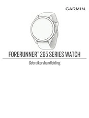 Garmin FORERUNNER 265 Series Gebruikershandleiding