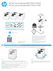 HP Color LaserJet Managed MFP E78228 Bedieningshandleiding