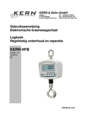 KERN HFB 600K200 Gebruiksaanwijzing