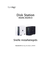 Synology Disk Station DS209 Snelle-Installatiegids