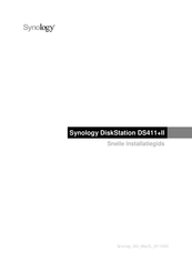 Synology DiskStation DS411+II Snelle-Installatiegids