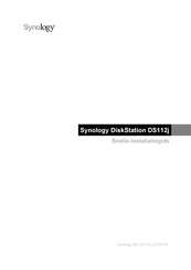 Synology DiskStation DS112j Snelle-Installatiegids