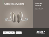 oticon Real miniBTE R Series Gebruiksaanwijzing