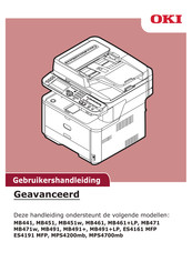 Oki ES4191 MFP Gebruikershandleiding