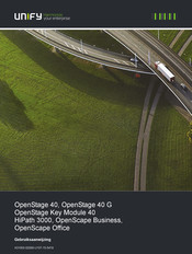 UniFi OpenStage Key Module 40 Gebruiksaanwijzing
