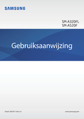 Samsung SM-A520F Gebruiksaanwijzing