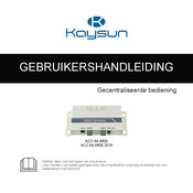 Kaysun KCC-64 WEB 2019 Gebruikershandleiding