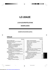 Sharp LC-20A2E Gebruiksaanwijzing