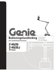 Genie Z-45/25 Bedieningshandleiding