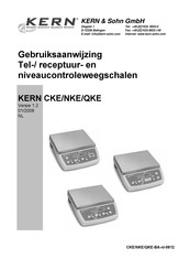 KERN QKE Series Gebruiksaanwijzing