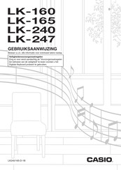 Casio LK-247 Gebruiksaanwijzing