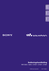 Sony WALKMAN NW-S704F Bedieningshandleiding