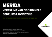 Merida EPAC Series Vertaling Van De Originele Gebruiksaanwijzing