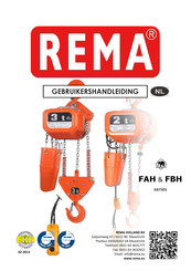 REMA FBH6III-3S Gebruikershandleiding