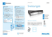 Philips DVDR3430V Snelstartgids