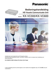 Panasonic KX-VC600 Bedieningshandleiding