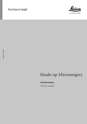 Leica Microsystems Heads-up Microsurgery Gebruiksaanwijzing