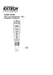 FLIR Extech Instruments ExStik EC400 Gebruiksaanwijzing