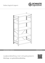 Schulte 13011-NL Montage- En Gebruikshandleiding