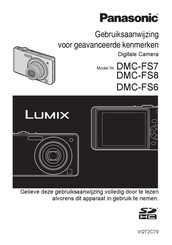 Panasonic LUMIX DMC-FS6 Gebruiksaanwijzing