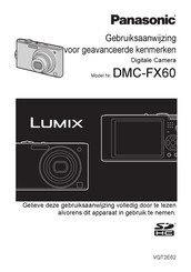 Panasonic LUMIX DMC-FX60 Gebruiksaanwijzing